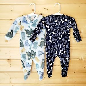 Two pajamas 3-6 months